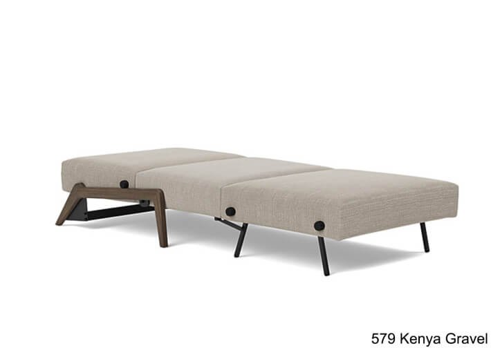Fauteuil convertible en lit pieds fumés ILB500...