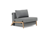 Fauteuil design convertible pieds bois clair ILB500  Innovation living