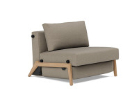 Fauteuil design convertible pieds bois clair ILB500  Innovation living
