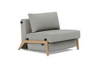 Fauteuil design convertible pieds bois clair ILB500  Innovation living