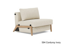 Fauteuil design convertible pieds bois clair ILB500  Innovation living