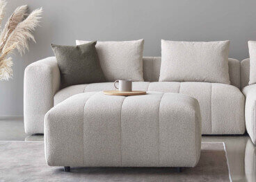 Pouf design d'exception - Kornum Scandinavian Upholstery