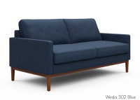 Canapé 2 à 3 places en tissu ou cuir Finn - Scandinavian Upholstery