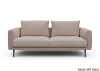 Canapé design personnalisable 2 tailles Sidney Scandinavian Upholstery