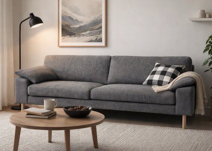 Canapé design scandinave personnalisable Elyne...