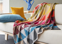 Plaid Calypso multicolore en laine mérinos Eagle Products
