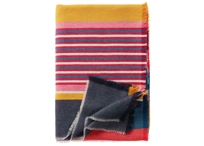 Plaid Rio Jaune en laine mérinos Eagle Products