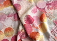 Plaid Confetti multicolore 1 en laine mérinos