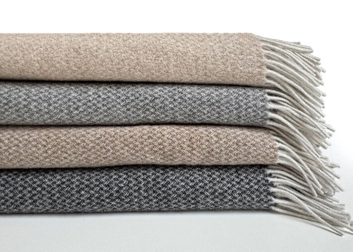 Plaid Queens taupe 130 x 200 cm Eagle Products