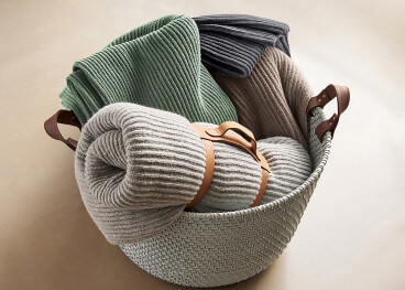 Plaid Malmo en maille tricot et laine vierge – Eagle Products