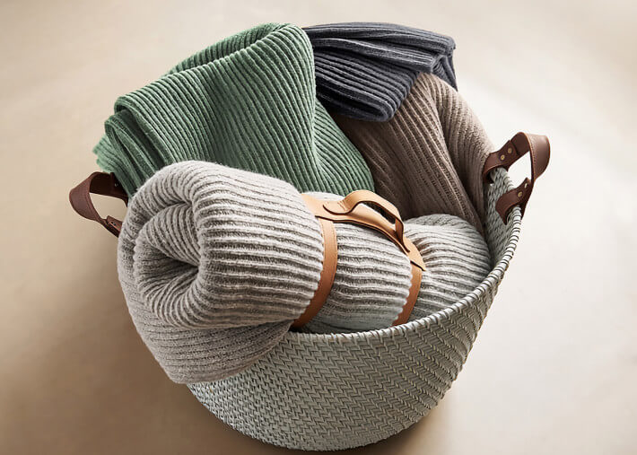 Plaid Malmo Eagle Products en maille tricot