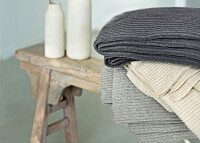 Plaid Malmo en laine vierge et polyamide
