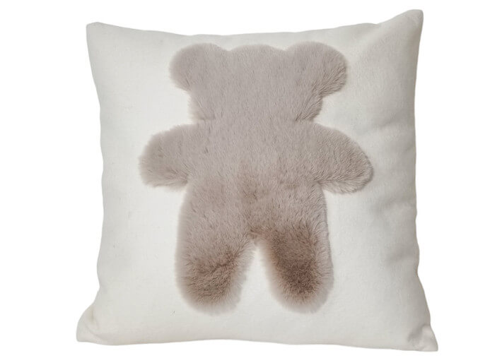 Coussin en feutre de laine et en fausse...