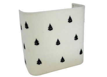 Applique murale broderie motif sapins 3 coloris 2 tailles... 2