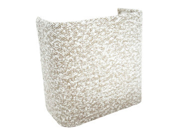 Applique murale en textile Ascot nata beige 20x20 ou...