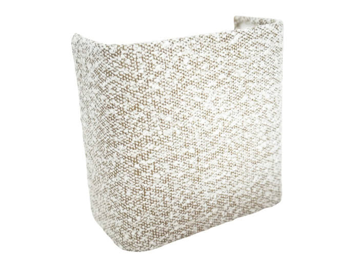 Applique murale en textile Ascot nata beige...