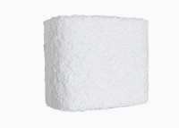 Applique murale carrée tissu bouclette écru 20x20 ou 25x25 Cosy&chic
