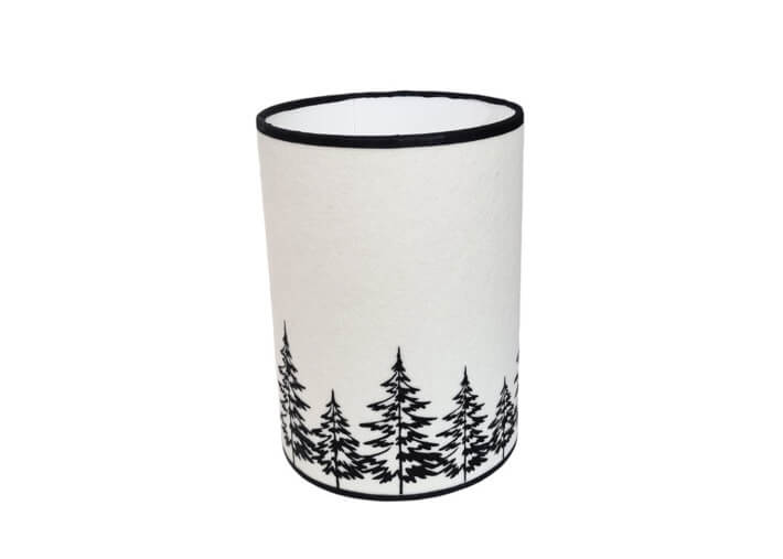 Lampe à poser motif forêt décoration alpine par...