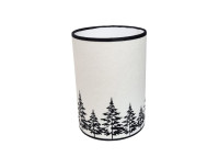 Lampe à poser motif forêt décoration alpine par Cosy&chic