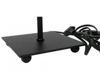 Pied de lampe en métal noir base carrée H 25 par Cosy& chic