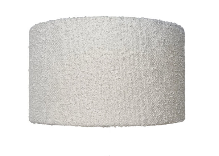 Abat-jour en tissu Ascot nata écru ou beige 5...
