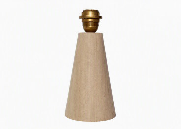 Pied de lampe conique en bois de hêtre 2 tailles par... 2