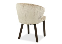Chaise en tissu Latte et bois Coffee Antoinette – Maison Yak