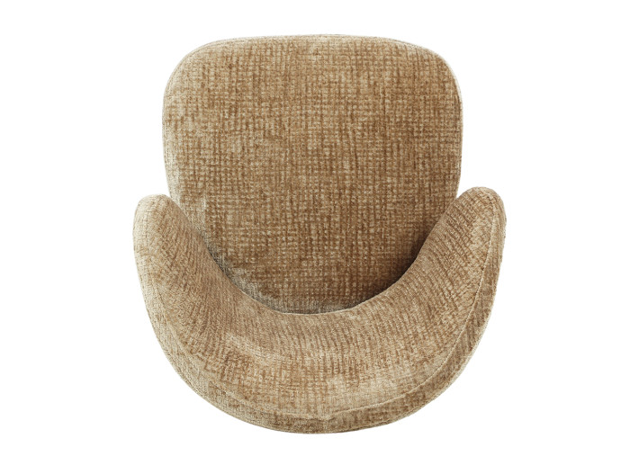 Chaise en tissu Latte et bois Coffee Antoinette...