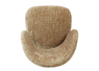 Chaise en tissu Latte et bois Coffee Antoinette – Maison Yak