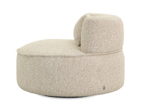 Fauteuil pivotant en tissu écru Diego – intérieur extérieur – Maison Yak