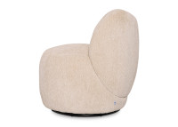 Fauteuil pivotant en tissu 4 coloris Martin – Maison Yak