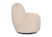 Fauteuil pivotant en tissu 4 coloris Martin – Maison Yak