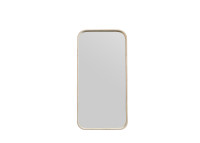 Miroir rectangulaire en daim beige Earth – Lake Maison Yak