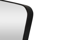 Miroir rectangulaire en peau de vache noire – Lake Maison Yak