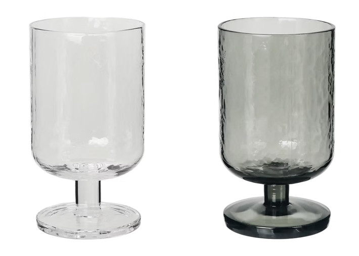 Verres à vin Chiru transparents ou fumés –...