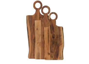 Planche en acacia naturel Dzomo – 3 tailles | Maison Yak