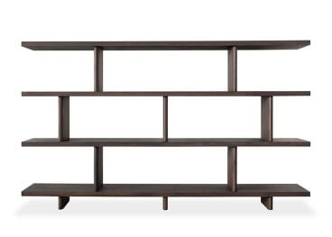Bibliothèque en chêne teinté Coffee Book Case – Maison Yak