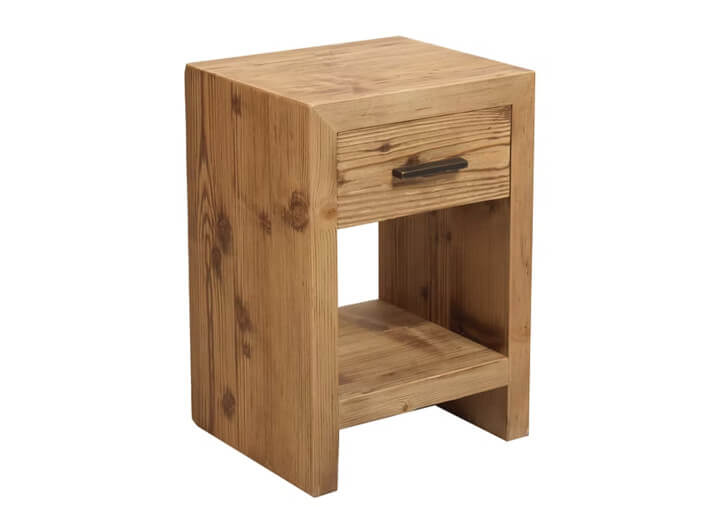 Table de chevet en chêne noir ou naturel Ego –...