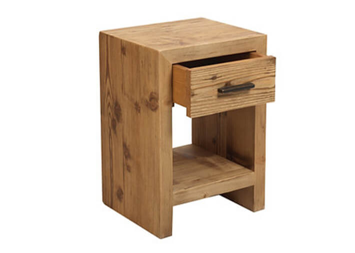 Table de chevet en chêne noir ou naturel Ego –...