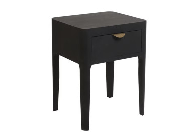 Table de chevet en chêne noir Ernest – Maison Yak