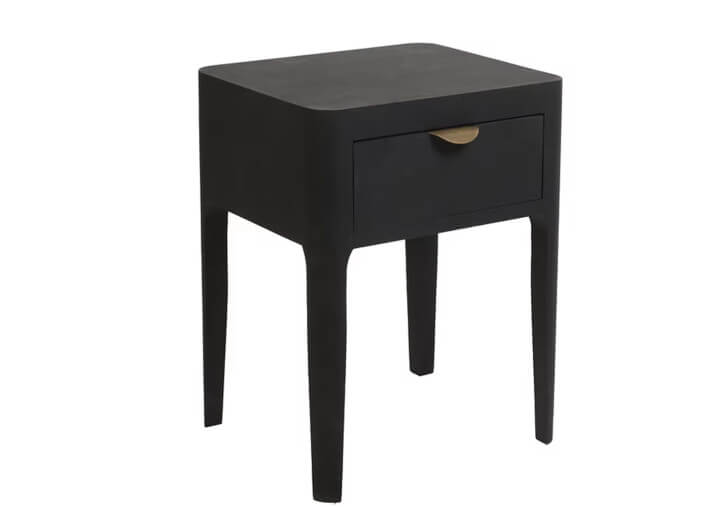 Table de chevet en chêne noir Ernest – Maison Yak