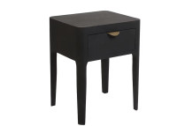 Table de chevet en chêne noir Ernest – Maison Yak