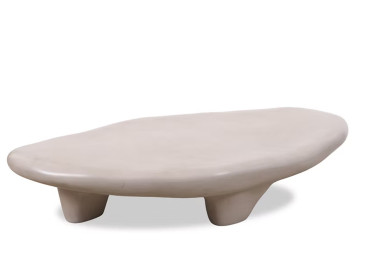 Table basse beige Earth en résine Margot – 2 tailles –... 2