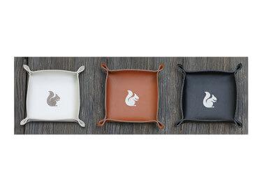 Vide-poche en cuir motif écureuil – Petit, Catia Luca, 3... 2