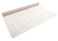 Tapis enfant blanc motif fleur 120 x 170 cm – Poppy Nattiot