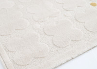 Tapis enfant blanc motif fleur 120 x 170 cm – Poppy Nattiot
