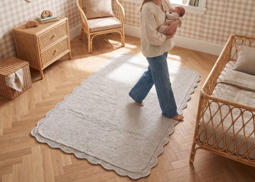 Tapis enfant écru en coton 100 x 150 cm – Miana Nattiot 2