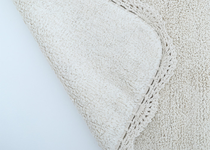 Tapis enfant écru en coton 100 x 150 cm – Miana...