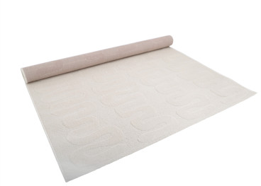 Tapis enfant blanc motif ondulé 120 x 170 cm – Olas Nattiot 2