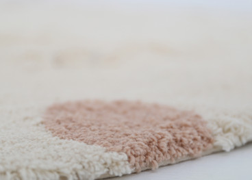 Tapis enfant rond naturel Ø 140 cm – Gentle Flora Nattiot 2